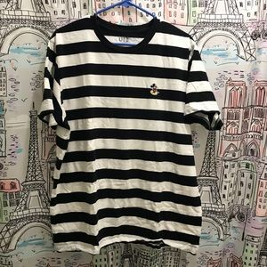 STRIPED MICKEY MOUSE TEE